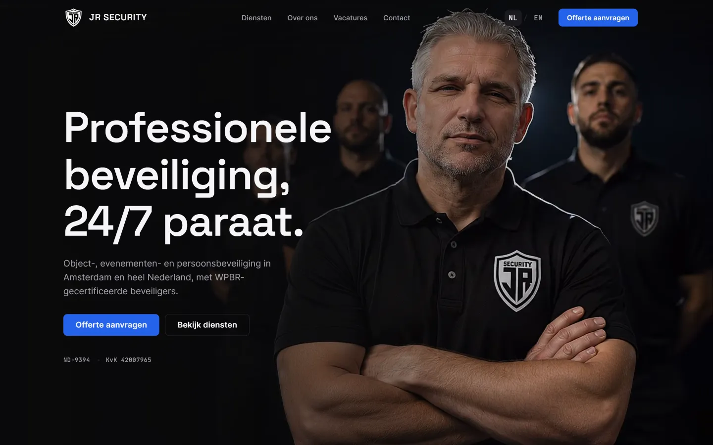JR Security — homepage